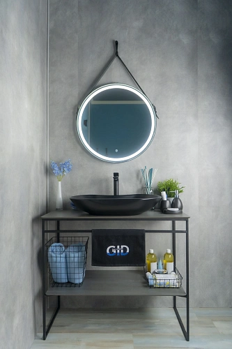 Раковина Gid Bm9175 53333 накладная черная матовая 66.5x41x12 Раковина Gid Bm9175 53333 накладная черная матовая 66.5x41x12