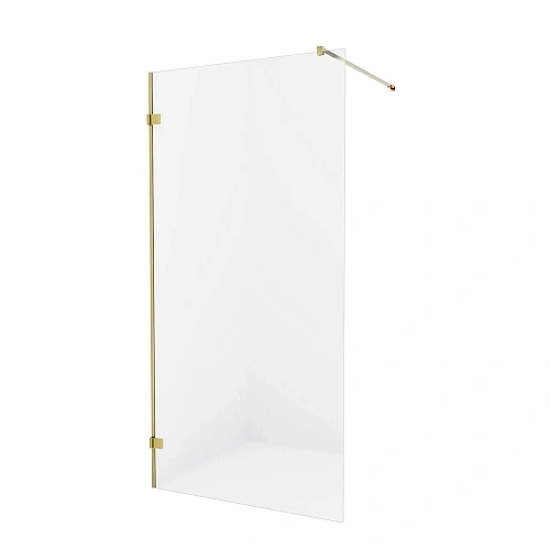 Душевая перегородка NEW TRENDY AVEXA GOLD BRUSHED 60x200 EXK-7011 брашированное золото Душевая перегородка NEW TRENDY AVEXA GOLD BRUSHED 60x200 EXK-7011 брашированное золото