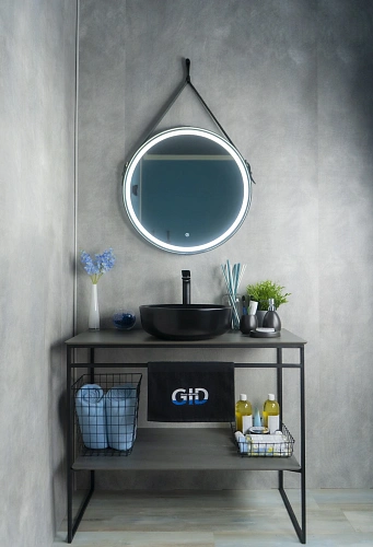 Раковина Gid Nc911 52224 накладная черная матовая 41.5x41.5x13.5 Раковина Gid Nc911 52224 накладная черная матовая 41.5x41.5x13.5