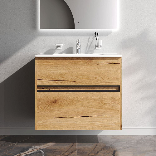 Тумба под раковину AM.PM Sense M7BFUX0802OF универсальная, 80 см, светлое дерево Тумба под раковину AM.PM Sense M7BFUX0802OF универсальная, 80 см, светлое дерево