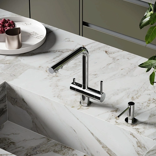 Смеситель для кухни SANCOS Foster SC4014CH с возможностью подключения фильтра для воды, хром Смеситель для кухни SANCOS Foster SC4014CH с возможностью подключения фильтра для воды, хром