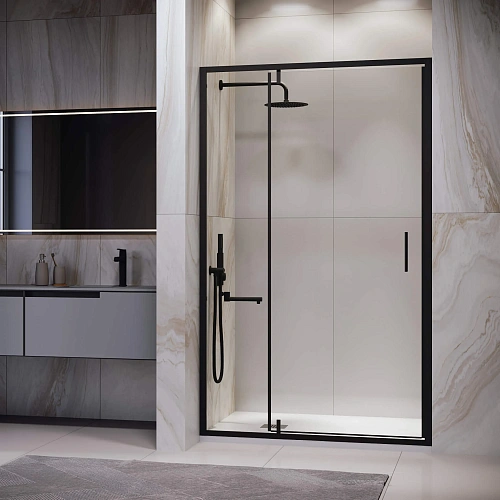 Душевая дверь RGW Leipzig LE-103B 1000 мм Easy Clean черный 711210310-14 Душевая дверь RGW Leipzig LE-103B 1000 мм Easy Clean черный 711210310-14