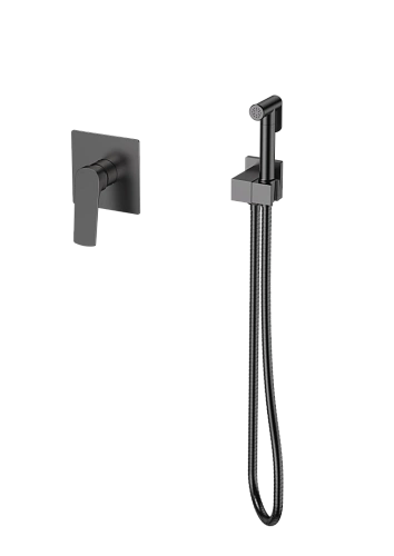 Гигиенический душ Splenka S30.53.09 встраиваемый, графит Гигиенический душ Splenka S30.53.09 встраиваемый, графит