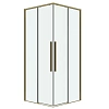 Душевой уголок GROSSMAN Galaxy 300.K33.01.1010.32.00 (100x100x195) квадрат,раздвиж,золото сатин,стекло прозра Душевой уголок GROSSMAN Galaxy 300.K33.01.1010.32.00 (100x100x195) квадрат,раздвиж,золото сатин,стекло прозра