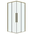Душевой уголок GROSSMAN Galaxy 300.K33.01.1010.32.00 (100x100x195) квадрат,раздвиж,золото сатин,стекло прозра Душевой уголок GROSSMAN Galaxy 300.K33.01.1010.32.00 (100x100x195) квадрат,раздвиж,золото сатин,стекло прозра