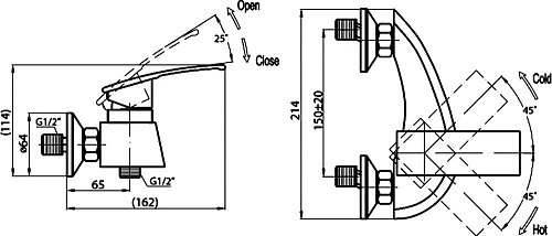 Смеситель для душа Cezares Turbolenza (D-01) TURBOLENZA-D-01 Смеситель для душа Cezares Turbolenza (D-01) TURBOLENZA-D-01