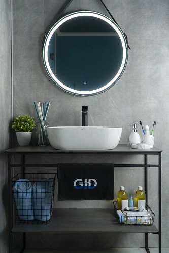 Раковина Gid K397D9 53322 накладная под камень глянцевая 50x40x14 Раковина Gid K397D9 53322 накладная под камень глянцевая 50x40x14