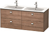 Картинка анонса товара «тумба под раковину duravit brioso br410601073 подвесная 129 см вишня»