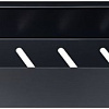 Полка Aquanet Магнум 70x12 черная матовая, с крючками 00302221 Полка Aquanet Магнум 70x12 черная матовая, с крючками 00302221