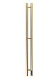 Полотенцесушитель электрический Teso Azaro Stick 12Y2MG 1200x130 матовое золото