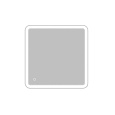 Детальная картинка товара «зеркало belbagno spc-mar-600-600-led-tch 12w 220-240v 600x30x600 с подсветкой и сенсорным выключателем»