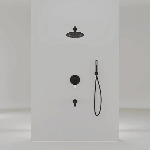 Душевая система Sancos Select SC3004MB встраиваемый, черный матовый Душевая система Sancos Select SC3004MB встраиваемый, черный матовый