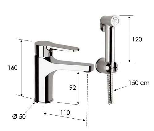 Смеситель для раковины Remer Winner W10SHW Смеситель для раковины Remer Winner W10SHW