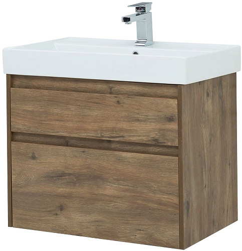 Тумба под раковину Aquanet Nova Lite 75 дуб рустикальный (2 ящика) 00249515 Тумба под раковину Aquanet Nova Lite 75 дуб рустикальный (2 ящика) 00249515