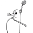 Смеситель для ванны Paini Smile 39CR112P19CAKM с длинным изливом с аксессуаром Смеситель для ванны Paini Smile 39CR112P19CAKM с длинным изливом с аксессуаром