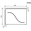 Экран для ванны торцевой Timo TPVINO17L 68,5 см Экран для ванны торцевой Timo TPVINO17L 68,5 см
