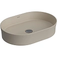 Раковина BERGES Ego SL накладная овал, 55x38 см, матовый жасмин 181712 Раковина BERGES Ego SL накладная овал, 55x38 см, матовый жасмин 181712