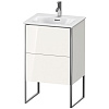 Картинка анонса товара «тумба под раковину duravit xsquare xs452102222 напольная 51 см белая глянцевый»