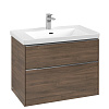 Картинка анонса товара «тумба под раковину villeroy &amp; boch subway 3.0 с подсветкой arizona oak / arizona oak c574l0vh»