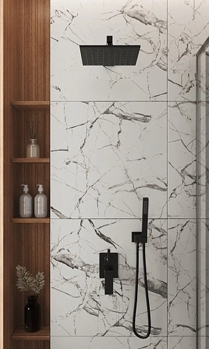 Смеситель для ванны Paini Grazia 21PZ6911 встраиваемый, чёрный матовый PVD Смеситель для ванны Paini Grazia 21PZ6911 встраиваемый, чёрный матовый PVD