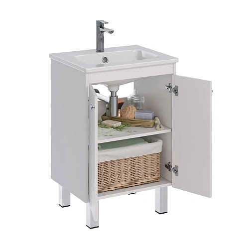 Тумба под раковину Lemark ROMANCE 60 см подвесная/напольная, белый LM07R60T Тумба под раковину Lemark ROMANCE 60 см подвесная/напольная, белый LM07R60T