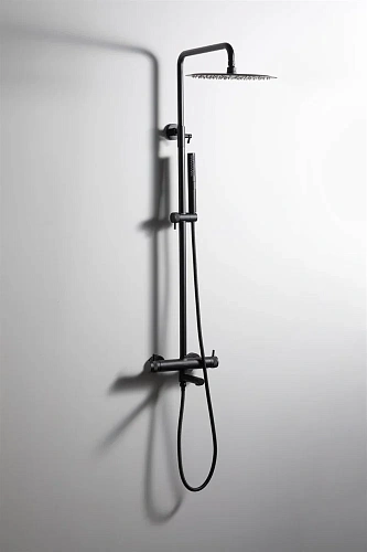 Душевая система Allen Brau Priority 5.31A10-31 черный матовый Душевая система Allen Brau Priority 5.31A10-31 черный матовый