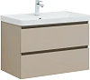 Тумба с раковиной Aquanet Вега 2.0 80 00344754 бежевый