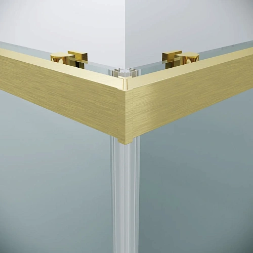 Душевой уголок GROSSMAN Cosmo 300.K33.02.9090.32.00 (90x90x195) квадрат,раздвижн,золото сатин,стекло прозрачн Душевой уголок GROSSMAN Cosmo 300.K33.02.9090.32.00 (90x90x195) квадрат,раздвижн,золото сатин,стекло прозрачн