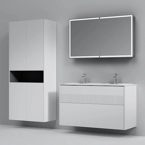 Тумба под раковину AM.PM Func M8FFUX1202WM push-to-open, 120 см, белый матовый Тумба под раковину AM.PM Func M8FFUX1202WM push-to-open, 120 см, белый матовый