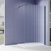 Душевая перегородка Aquatek AQ.WI.140.2BL, стекло рифленое, Walk In 140см, с держателем 1200мм, профиль черный матовый Душевая перегородка Aquatek AQ.WI.140.2BL, стекло рифленое, Walk In 140см, с держателем 1200мм, профиль черный матовый