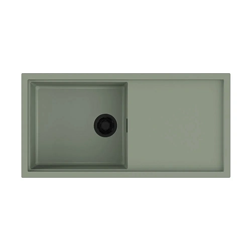 Кухонная мойка Omoikiri Sintesi 100-WG Artceramic/wind green 4997128 Кухонная мойка Omoikiri Sintesi 100-WG Artceramic/wind green 4997128