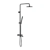 Душевая система Damixa Scandinavian Pure 936810300 с термостом, черный Душевая система Damixa Scandinavian Pure 936810300 с термостом, черный
