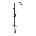 Душевая система Damixa Scandinavian Pure 936810300 с термостом, черный Душевая система Damixa Scandinavian Pure 936810300 с термостом, черный