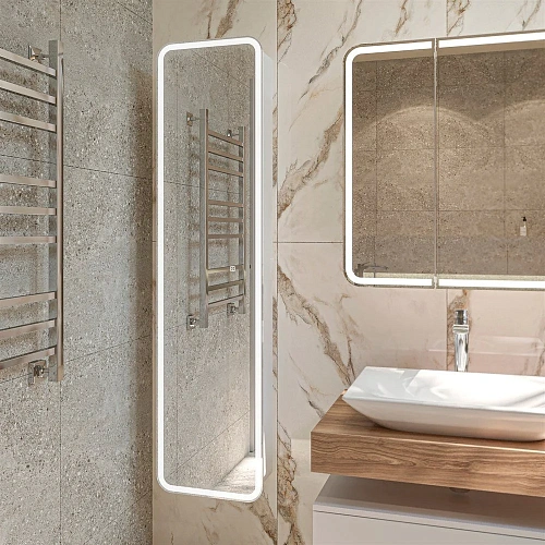 Шкаф-пенал STWORKI Ольборг МВК081 45, с подсветкой 541678 Шкаф-пенал STWORKI Ольборг МВК081 45, с подсветкой 541678