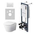 Комплект инсталляции AM.PM Sense IS110101.741701 с унитазом FlashСlean с сиденьем микролифт и клавишей белый Комплект инсталляции AM.PM Sense IS110101.741701 с унитазом FlashСlean с сиденьем микролифт и клавишей белый