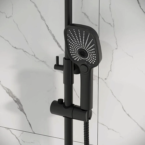 Душевая система GROSSMAN Pragma 500.K35.03.210 черный матовый Душевая система GROSSMAN Pragma 500.K35.03.210 черный матовый