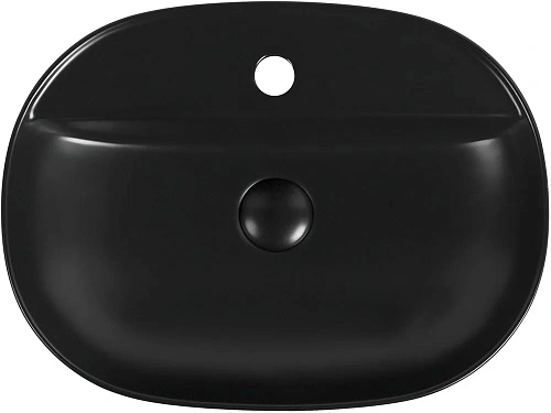 Раковина Aquanet Lake-2-MB 50 накладная, черная матовая LAKE-2-MB Раковина Aquanet Lake-2-MB 50 накладная, черная матовая LAKE-2-MB
