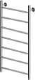 Полотенцесушитель водяной Aquanet Mauro 1000x500 00282318 Полотенцесушитель водяной Aquanet Mauro 1000x500 00282318