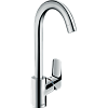Картинка анонса товара «смеситель для кухни hansgrohe logis m31 260, eco, 1jet 71861000, хром»