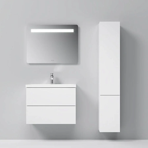 Шкаф-пенал AM.PM Gem M90CHR0306WG подвесной, правый, 30 см, push-to-open, белый Шкаф-пенал AM.PM Gem M90CHR0306WG подвесной, правый, 30 см, push-to-open, белый