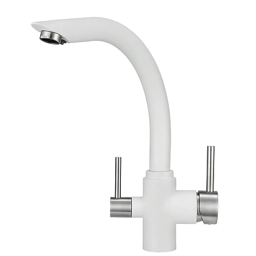Смеситель для кухни Granula 2304, АРКТИК (БЕЛЫЙ) Смеситель для кухни Granula 2304, АРКТИК (БЕЛЫЙ)