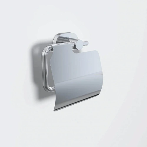Держатель туалетной бумаги AM.PM Sense L A74341400 L с крышкой, хром Держатель туалетной бумаги AM.PM Sense L A74341400 L с крышкой, хром
