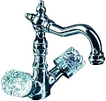 Смеситель для раковины Boheme CRYSTAL хром (двуручковый) 272-CRST Смеситель для раковины Boheme CRYSTAL хром (двуручковый) 272-CRST