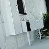 Тумба под раковину Armadi Art Linea 80 842-080-WCR белая+хром Тумба под раковину Armadi Art Linea 80 842-080-WCR белая+хром
