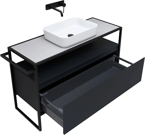 Тумба под раковину Allen Brau Priority 120 1.31004.AM антрацит матовый Тумба под раковину Allen Brau Priority 120 1.31004.AM антрацит матовый