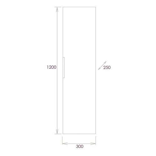 Шкаф-пенал Onika ДЕВИС 30.10 У бетон чикаго универсальный 403071 Шкаф-пенал Onika ДЕВИС 30.10 У бетон чикаго универсальный 403071