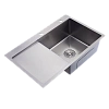 Кухонная мойка Splenka S704.7850.05 с крылом из нержавеющей стали в базу от 50см чаша справа, сатин Кухонная мойка Splenka S704.7850.05 с крылом из нержавеющей стали в базу от 50см чаша справа, сатин