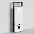 Детальная картинка товара «инсталляция для унитаза wasserkraft salm 27tlt.010.me.wh.wm04 с клавишей смыва белый»