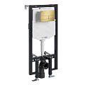 Инсталляция для унитаза WasserKRAFT Vils 56TLT.010.ME.MG04 с клавишей смыва золото Инсталляция для унитаза WasserKRAFT Vils 56TLT.010.ME.MG04 с клавишей смыва золото