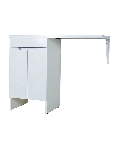 Тумба с раковиной Orange Sistema STD-110TUW+RAL напольная, левая 110 см под стиральную машину, белый Тумба с раковиной Orange Sistema STD-110TUW+RAL напольная, левая 110 см под стиральную машину, белый